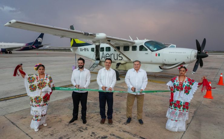 Vuelo Villahermosa Mérida de Aerus regresa con tres frecuencias semanales