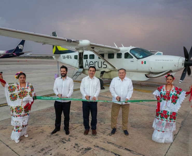 Vuelo Villahermosa Mérida de Aerus regresa con tres frecuencias semanales