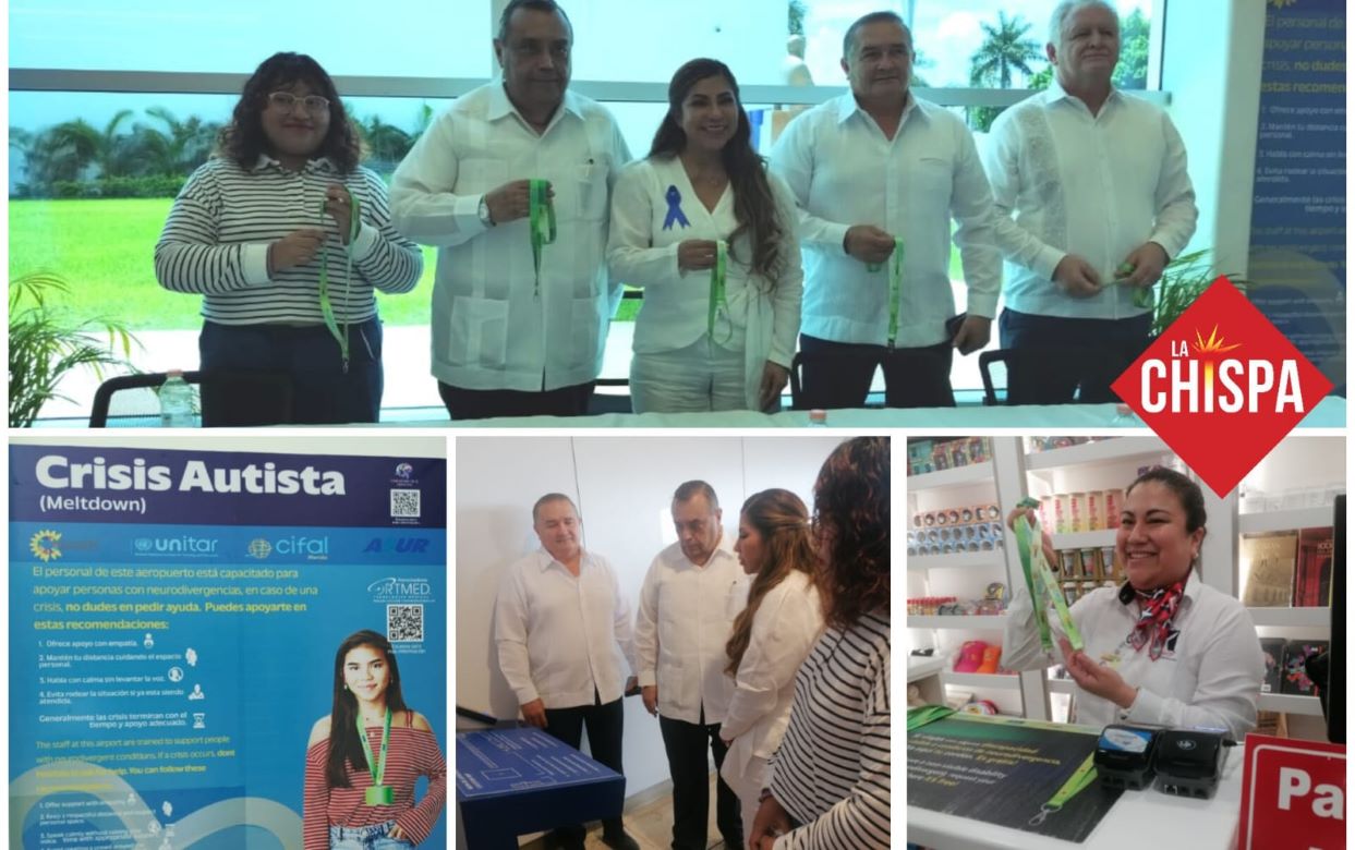 Mérida hace historia: su aeropuerto lanza el primer programa en México para viajeros con autismo, neurodivergencia y discapacidades no visibles