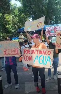 Habitantes de Ciudad Caucel en Mérida Solicitaron ayuda del Gobierno ante la falta de agua potable que afecta a cientos de familias.