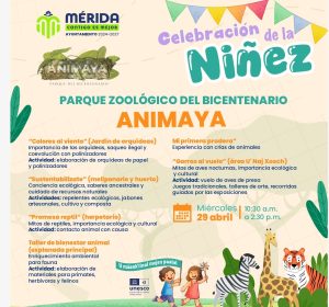 Niñas y niños disfrutarán de juegos, piñatas y espectáculos en Animaya.
