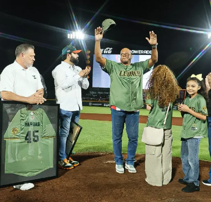 José Vargas entra a la historia Leones de Yucatán retiran el número 45
