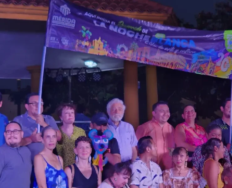 Más de 5 kilómetros de arte y cultura iluminarán Mérida en La Noche Blanca 2026