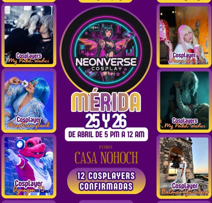 NEONVERSE COSPLAY MÉRIDA 2026