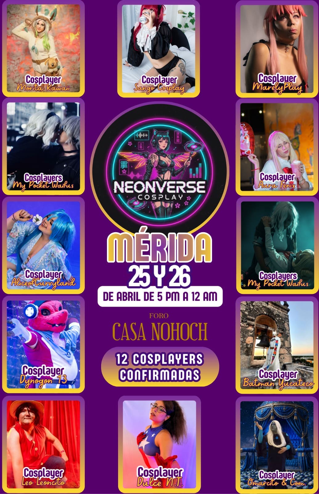 NEONVERSE COSPLAY MÉRIDA 2026