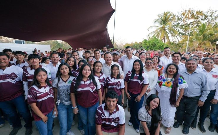 Obras impulsan educación y desarrollo rural en Ticul