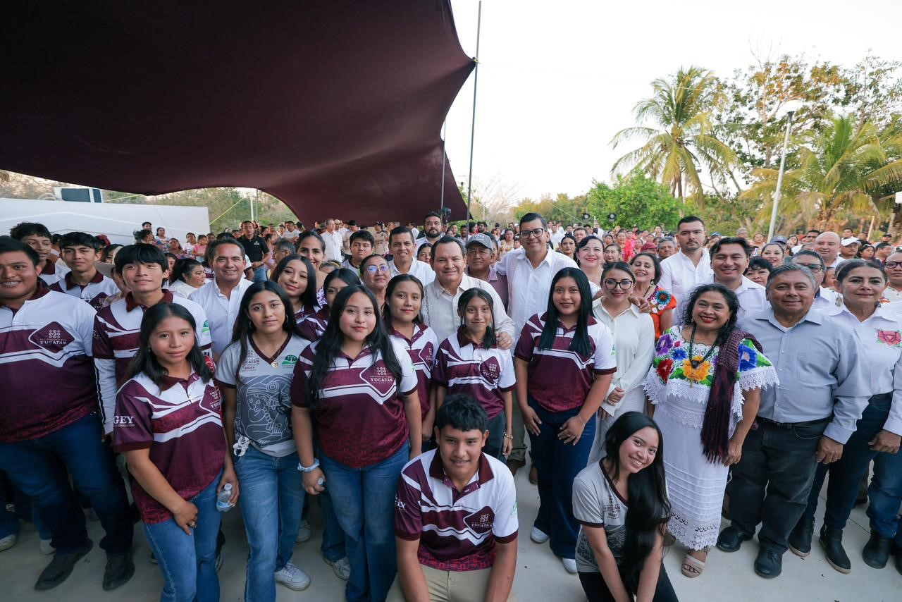 Obras impulsan educación y desarrollo rural en Ticul