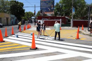 Niñas y niños cruzarán con mayor seguridad gracias a las acciones de Seguridad vial en escuelas de Chuburná