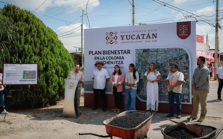 Renacimiento Maya transforma Mérida con obra pública en colonias y comisarías de Mérida