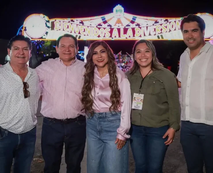 Familias disfrutan de la Feria en Xmatkuil con diversión gratuita