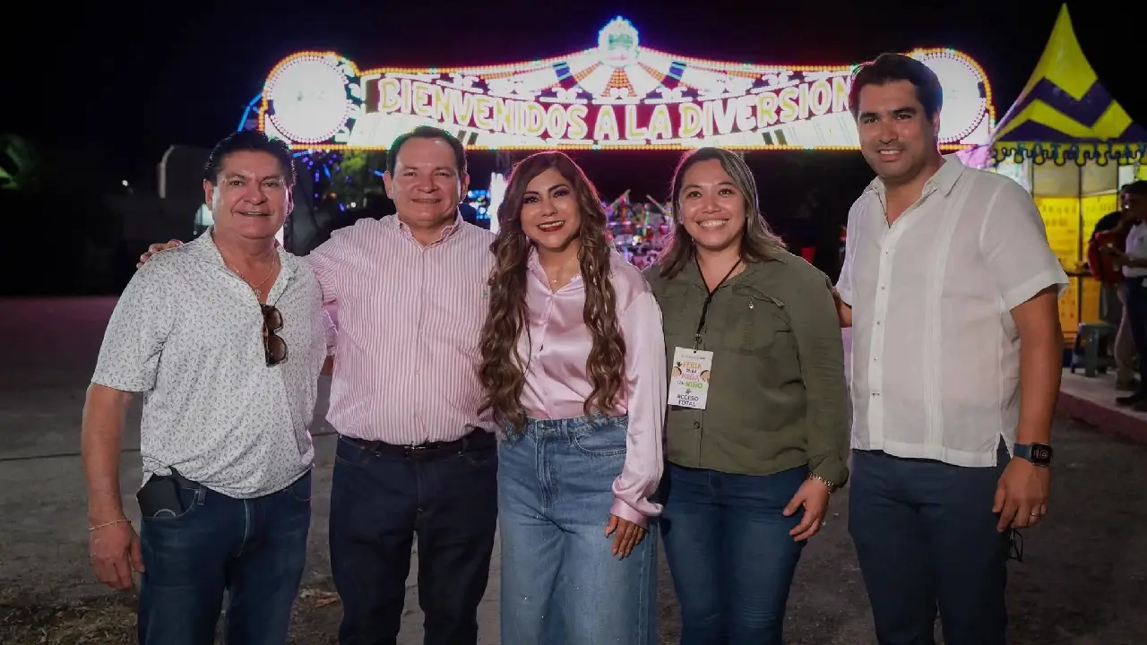 Familias disfrutan de la Feria en Xmatkuil con diversión gratuita