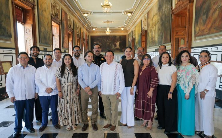 Gobernador de Yucatán se reúne con oficial de ONU-DH en México