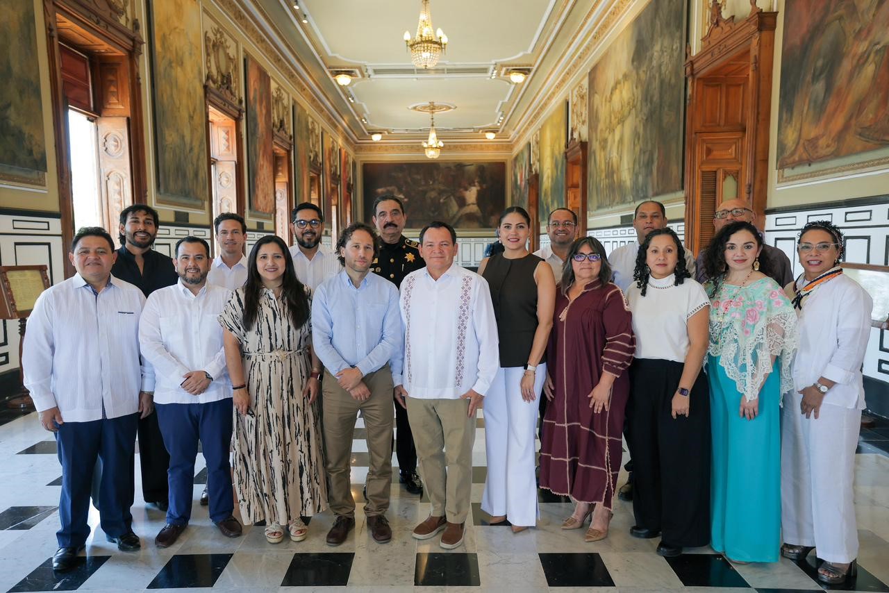 Gobernador de Yucatán se reúne con oficial de ONU-DH en México
