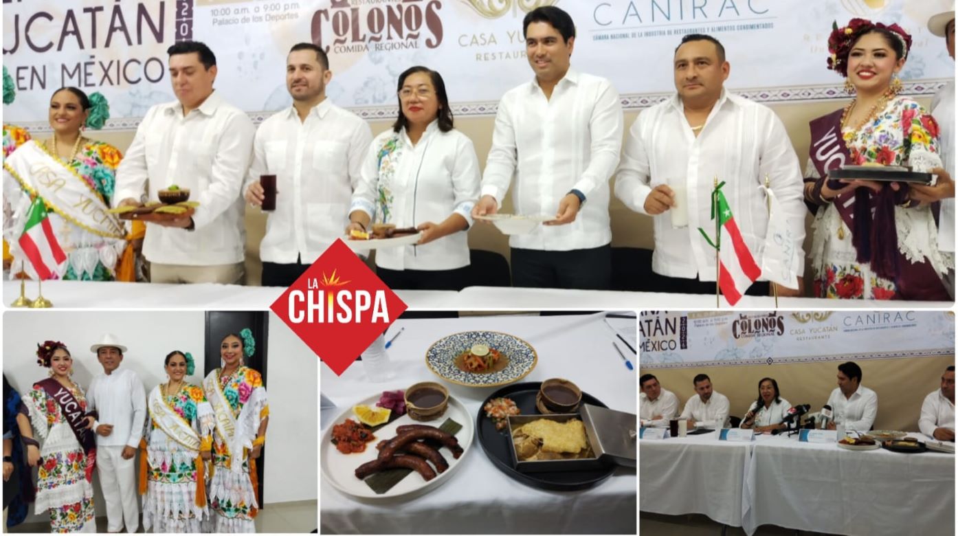 Gastronomía Yucatán impactará fuerte en la Semana de Yucatán en México con Restaurantes Emblemáticos