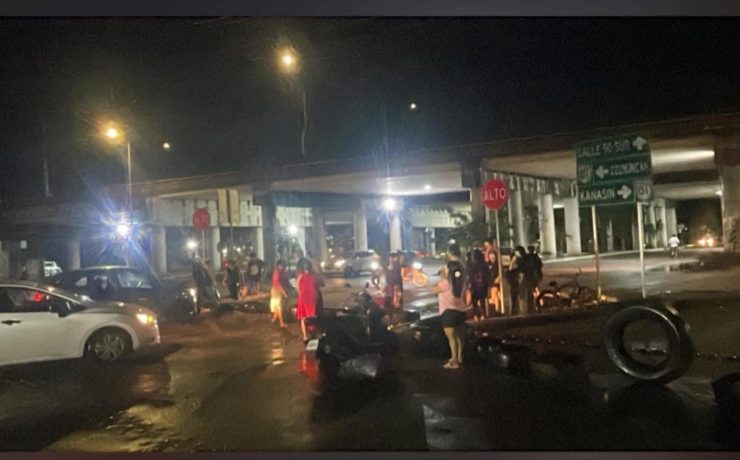 Apagones Desatan Caos y Bloqueos Nocturnos en Varias Colonias Mérida