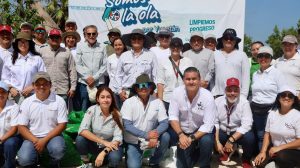 Autoridades federales, estatales y voluntarios participaron en la Jornada Nacional de Limpieza de Playas en Progreso, reafirmando el compromiso de que Yucatán se suma a la Estrategia Nacional de Limpieza y conservación de costas.