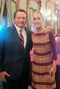 El Gobernador Joaquín Díaz Mena sostuvo una reunión de trabajo con la Presidenta Claudia Sheinbaum Pardo para dar seguimiento a proyectos estratégicos en materia de salud