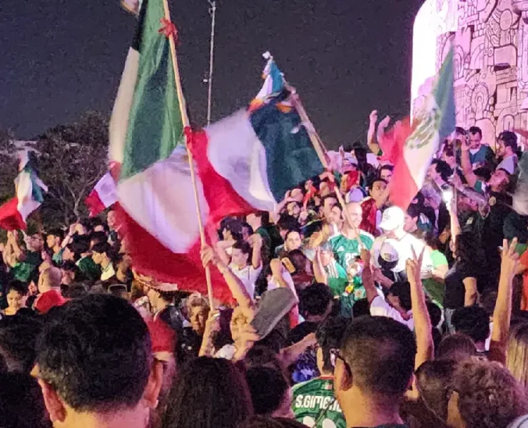 Más de 12 mil personas vibraron con el triunfo de México ante Corea del Sur en Yucatán