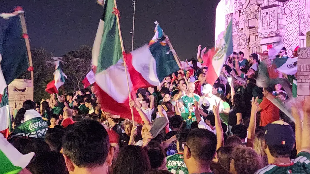 Más de 12 mil personas vibraron con el triunfo de México ante Corea del Sur en Yucatán