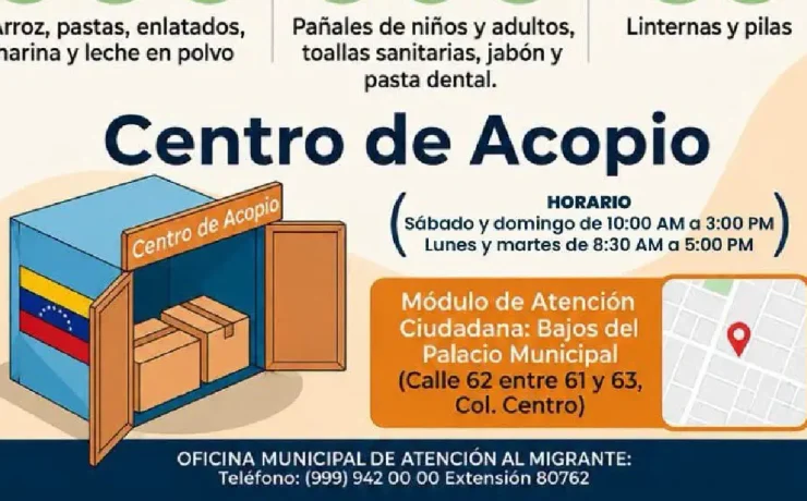 Mérida se solidariza con Venezuela ciudadanos pueden ayudar a los damnificados