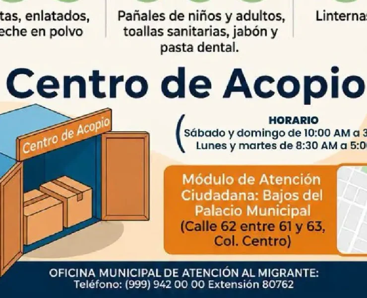 Mérida se solidariza con Venezuela ciudadanos pueden ayudar a los damnificados