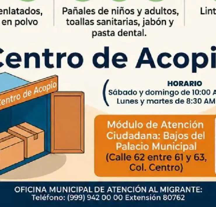 Mérida se solidariza con Venezuela ciudadanos pueden ayudar a los damnificados