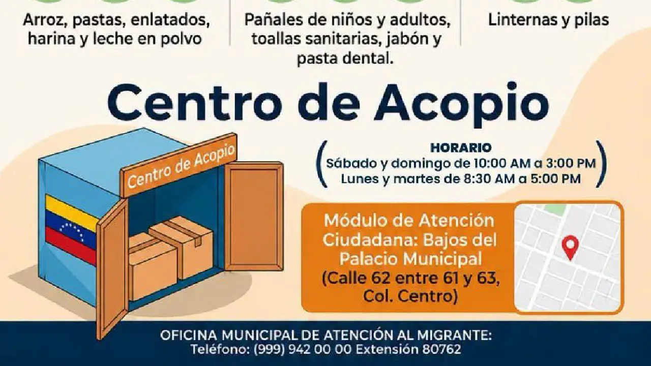 Mérida se solidariza con Venezuela ciudadanos pueden ayudar a los damnificados