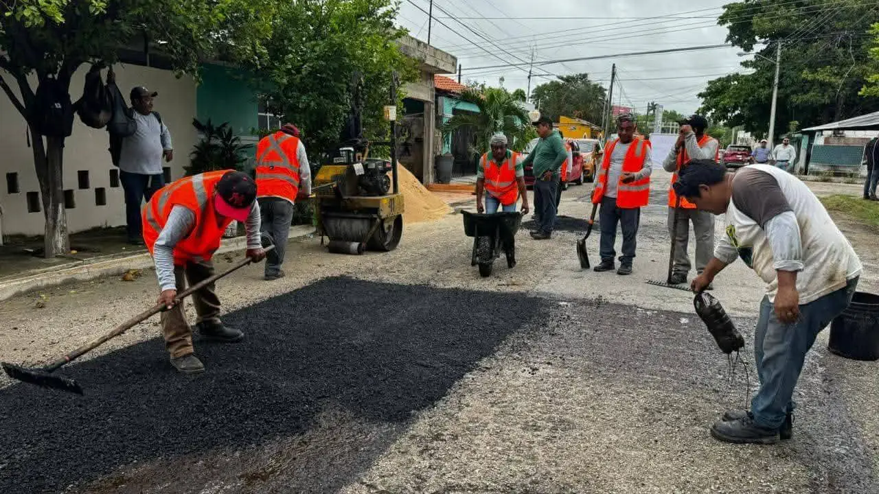 Rehabilitación de 38 calles mejora la infraestructura vial en Mérida