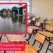 Segey suspende clases por lluvias en todo Yucatán entérate