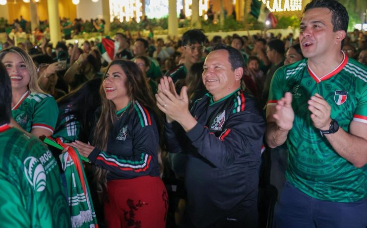 ¡Emoción Total! Más de 11 mil yucatecos celebran el triunfo de México en las Zonas Fan