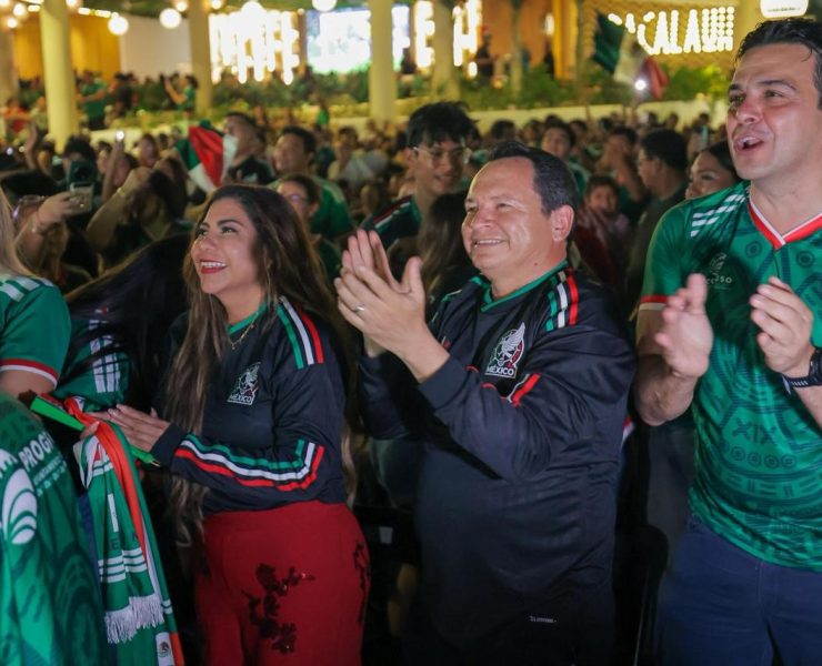 ¡Emoción Total! Más de 11 mil yucatecos celebran el triunfo de México en las Zonas Fan