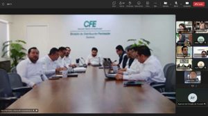 El gobernador Joaquín Díaz Mena encabezó una reunión con directivos de la CFE para fortalecer el Servicio eléctrico confiable para las familias en los municipios de Yucatán.