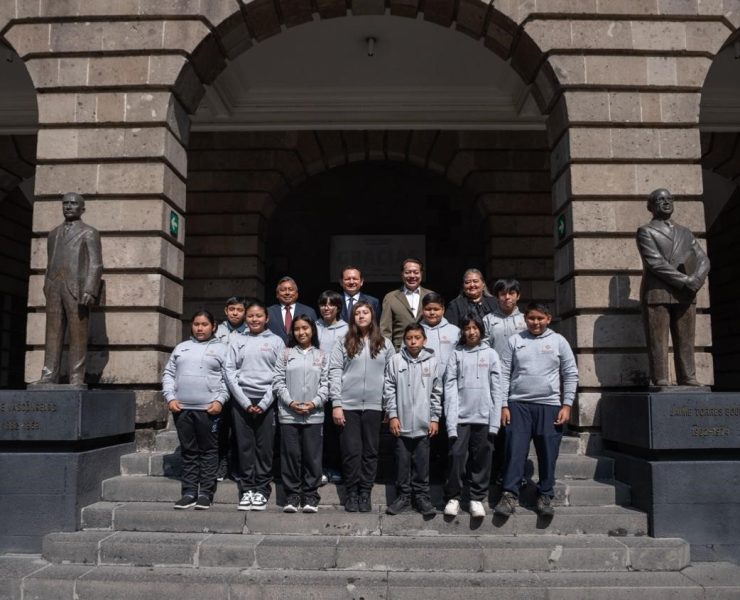 Gobernador Joaquín Díaz Mena lleva talento yucateco a la SEP: niñas y niños yucatecos se reúnen con Mario Delgado en CDMX