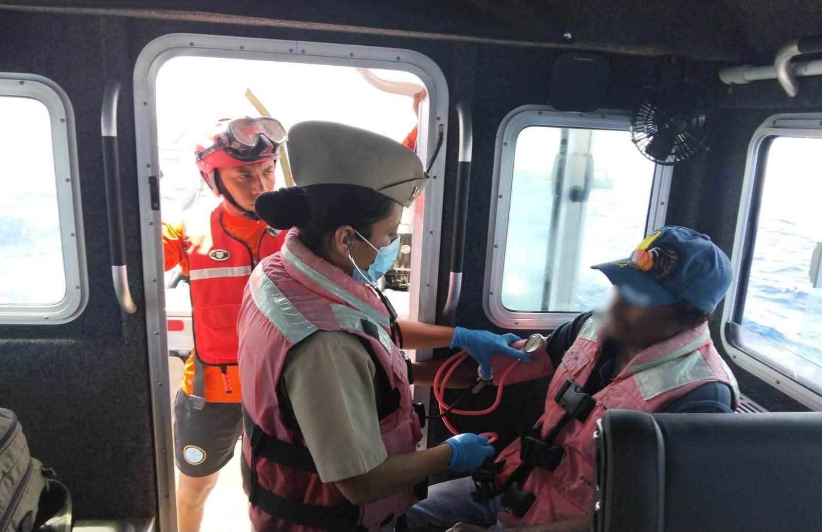 Marina rescata pescador herido en altamar tras emergencia durante labores pesqueras