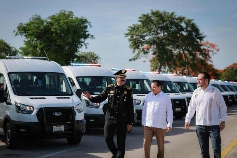 Renacimiento Maya fortalece seguridad municipal con nuevas unidades para proteger Yucatán
