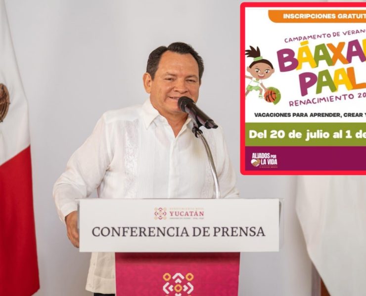 Campamento Gratis: Invitan a inscribir a niñas y niños al Campamento de Verano Báaxal Paal Renacimiento 2026