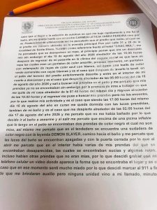 La joven pasante de Medicina pide que su caso sea investigado y solicita medidas que garanticen su seguridad mientras continúa con su servicio profesional en Santa Elena.