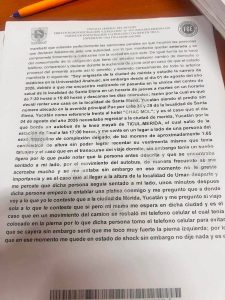 La estudiante afirma que ya pidió ayuda y espera que las autoridades esclarezcan los hechos y determinen si existió algún riesgo para su integridad.