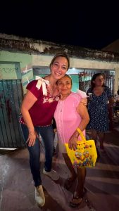 La diputada Naomi Peniche refrendó su compromiso con el Bienestar de los animales durante su visita al refugio Huellitas Franco y Fabio, en la colonia Flor de Mayo de Mérida.