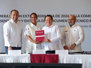 El Gobernador Joaquín Díaz Mena destacó que el Congreso aprobó inversión histórica de 1,562 millones de pesos para impulsar obras de agua potable, movilidad y seguridad en Mérida y su zona metropolitana.
