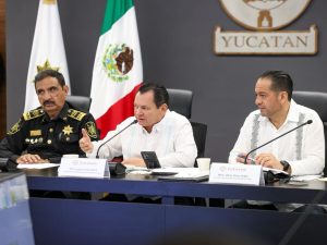 El gobernador Joaquín Díaz Mena destacó la coordinación entre autoridades para fortalecer el Estado de derecho con orden y garantizar la seguridad en Yucatán.