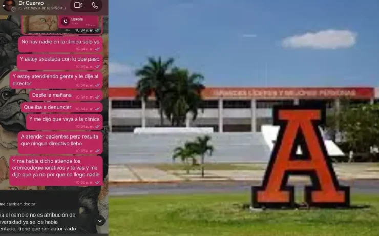 Estudiante de medicina de la Anáhuac dice correr riesgo durante su pasantía