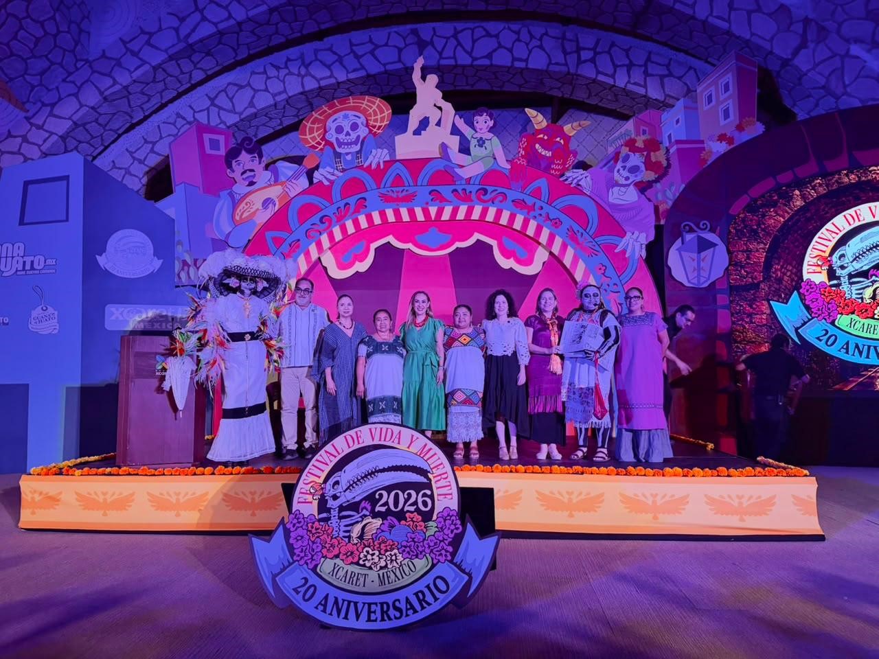Grupo Xcaret presenta la XX edición del Festival de Vida y Muerte, en el que Guanajuato será el estado invitado