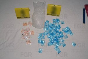 Dosis de una sustancia sólida con características similares al cristal fueron aseguradas durante el operativo coordinado en Puerto Progreso.