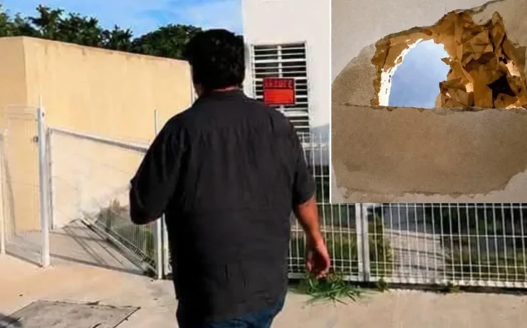 Paredes rellenas de papel sorprenden en Ciudad Caucel