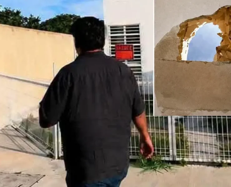 Paredes rellenas de papel sorprenden en Ciudad Caucel