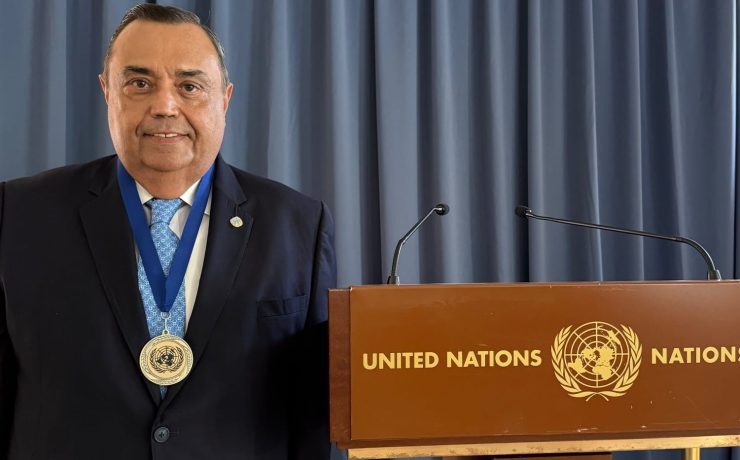 Reconocen en la ONU a Héctor Navarrete Muñoz por 15 años de trabajo y liderazgo internacional