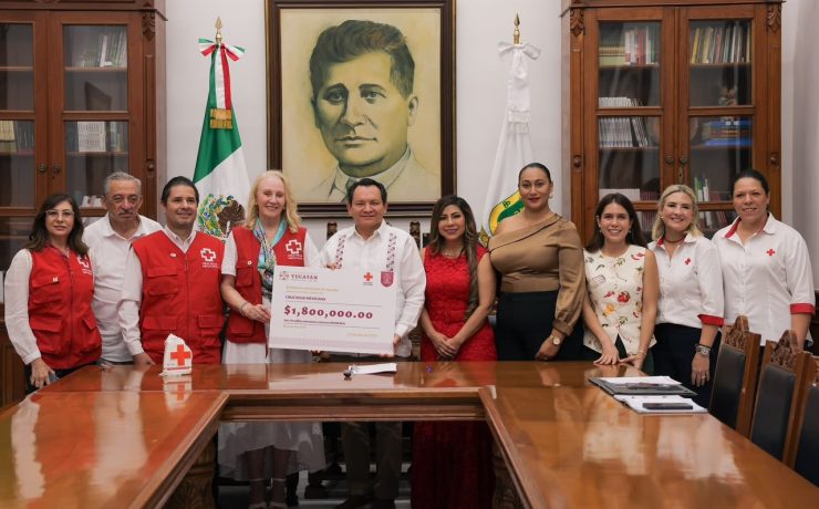 Más vidas, más esperanza: Renacimiento Maya entrega $1.8 millones a la Cruz Roja en Yucatán