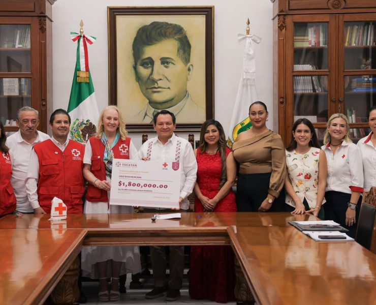 Más vidas, más esperanza: Renacimiento Maya entrega $1.8 millones a la Cruz Roja en Yucatán