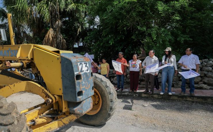 Kopomá más de 2,600 familias verán mejorar sus calles